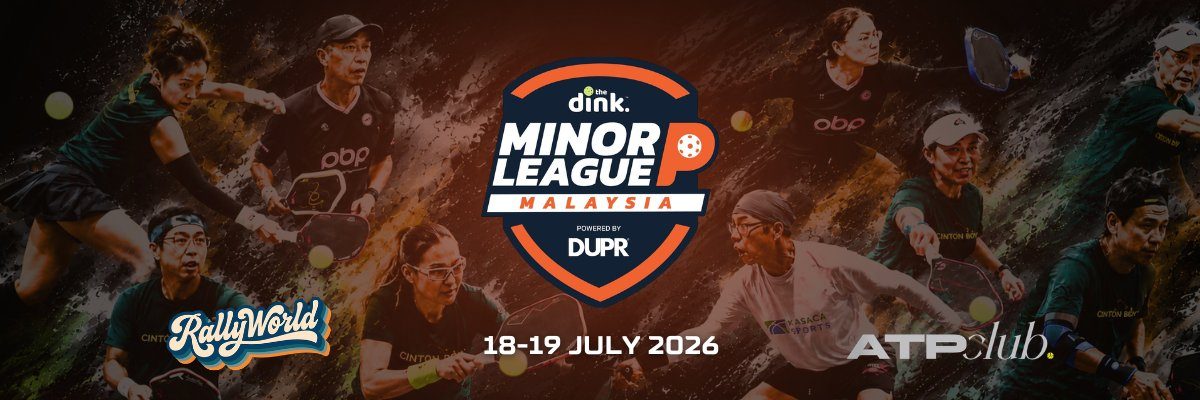 MiLP: Minor League Pickleball Malaysia, powered by DUPR, 18-19 July 2026 at ATP Club Johor