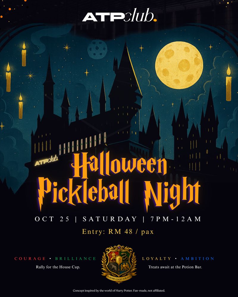 Halloween Pickleball Night banner